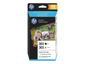 Tinteiro HP nº 303 (Pack T6N02A+T6N01A) Z4B62E Black+Color