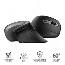 Rato TRUST Verro Wireless Ergonomic Mouse 1600dpi