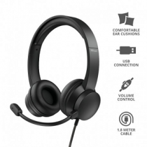 Headset TRUST HS-200 USB Headset for PC and Laptop