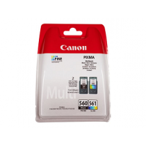 Tinteiro CANON nº 560 + nº 561 PG-560+CL-561 "Black+Color"