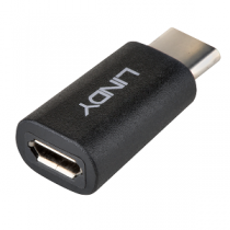 Adaptador LINDY USB3.1 (Type-C Male«»USB Micro-B Female)