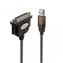 Adaptador LINDY USB para Paralelo DB25 Femea IEEE1284