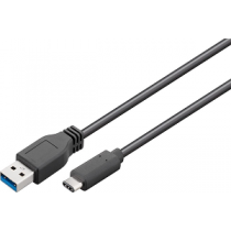 Cabo GOOBAY USB3.1«»USB3.0 (C«»A-M) 0.15Mts