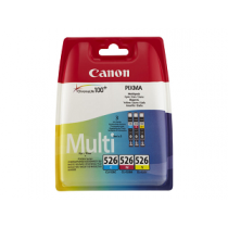 Tinteiro CANON nº 526 (Pack 3 CLI-526C.526M.526Y) "Color"