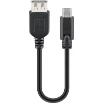 Cabo GOOBAY USB3.1«»USB3.0 (C«»A-F) 0.20Mts