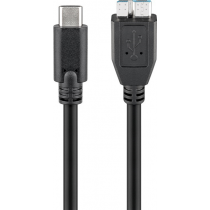 Cabo GOOBAY USB3.0 (Type-C«»Micro-B) 0.60Mts "Black"
