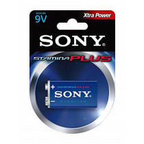 Pilhas SONY Alcalinas 9V-6LF22 (1 unidade)