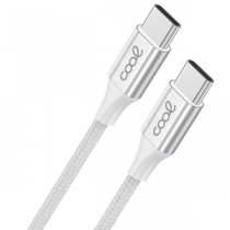COOL Cabo Nylon (USB-C«»USB-C) 1.20Mts "White"