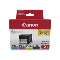 Tinteiro CANON nº 2500XL (Pack 4 PGI-2500XL BK/C/M/Y)
