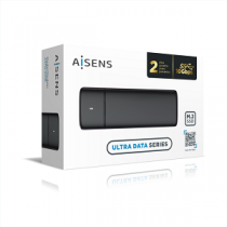 Caixa Externa AISENS M.2 S-ATA/NVMe«»USB3.2 Type-C "Black"