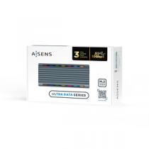 Caixa Externa AISENS M.2 S-ATA/NVMe«»USB3.2 Type-C "Grey"