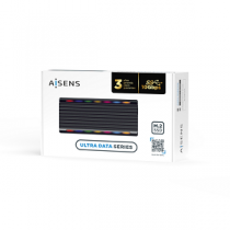 Caixa Externa AISENS M.2 S-ATA/NVMe«»USB3.2 Type-C "Black"