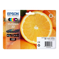 Tinteiro EPSON nº 33 (Pack5 T3331/T3341/T3342/T3343/T3344)