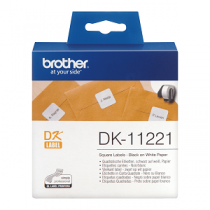 Etiquetas BROTHER DK11221 Quadradas 23mmX23mm 1.000 unidades