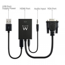 Adaptador EWENT (VGA+Audio«»HDMI)