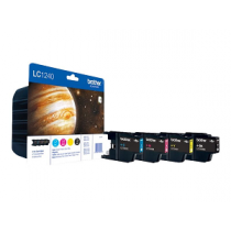 Tinteiro BROTHER (Pack 4 LC12400BK/C/M/Y) LC1240VALBP