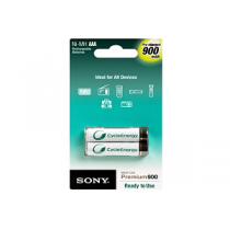 Pilhas SONY Recarregaveis AAA 1,2V 900mAh (2 unidades)  