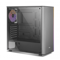 Caixa MidiTower NOX Infinity Omega ARGB Left Side Acrylic