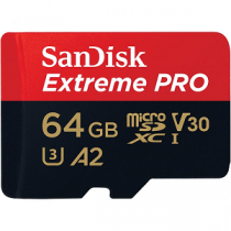 Micro Secure Digital Card SANDISK Extreme Pro 64Gb (SD)