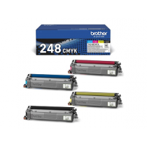 Toner BROTHER (Pack 4 TN-248BK/C/M/Y) TN248VAL