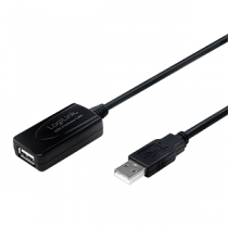 Cabo LOGILINK Repetidor de sinal USB2.0 (A-M«»A-F) 10.0mts