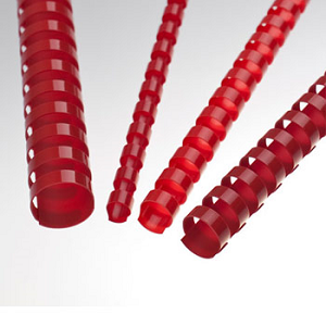 Argolas Encadernar PVC 8mm 40Fls "Red" (100 Unidades)
