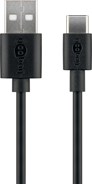 Cabo GOOBAY USB2.0 (Type-C«»A) 0.10Mts "Black"