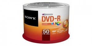 DVD Gravavel SONY -R Printable 16x 4.7Gb 120Min Spindle50 