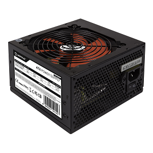 Fonte Alimentação UNYKA 600W  Gaming 120mm Black+Red Fan