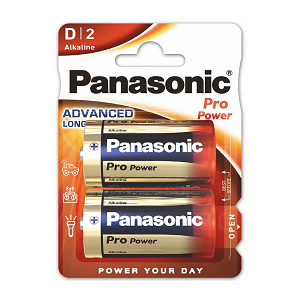 Pilhas PANASONIC Alcalinas D 1,5V-LR20 (2 unidades)