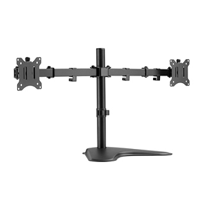 EQUIP Economy Dual Monitor Tabletop Stand 17">32"