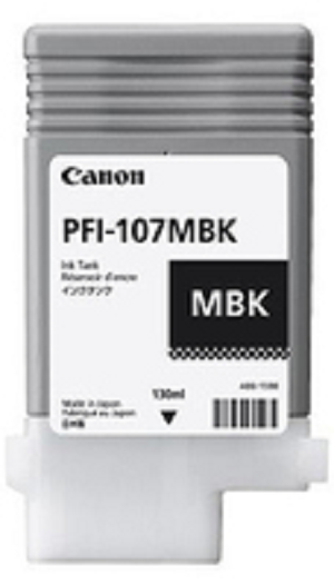 Tinteiro CANON PFI-107MBK 130ml "Matte Black"