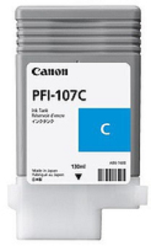 Tinteiro CANON PFI-107C 130ml "Cyan"