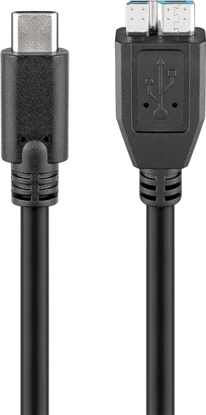 Cabo GOOBAY USB3.0 (Type-C«»Micro-B) 0.60Mts "Black"