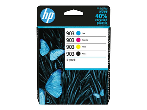 Tinteiro HP nº 903 (Pack 4 Black/Cyan/Magenta/Yellow) 6ZC73A