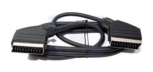 Cabo MANHATTAN Scart M«»Scart M 21 Pinos 1.50Mts "Black"