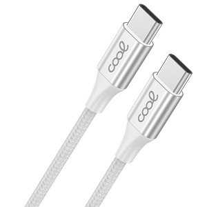 COOL Cabo Nylon (USB-C«»USB-C) 1.20Mts "White"