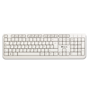 Teclado NGS SPIKE Wired USB PT "White"