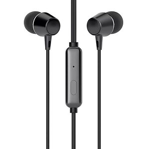 HP DHE-7000 Headset In-Ear Headphones + Mic "Black"