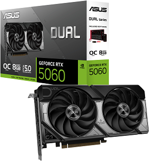 Placa Grafica ASUS DUAL-RTX5060-O8G 128-bit 3840-CUDA