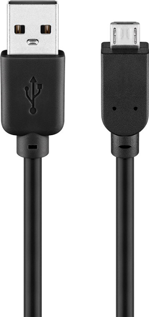 Cabo GOOBAY USB2.0 (A«»Micro-B) 3.0Mts "Black"