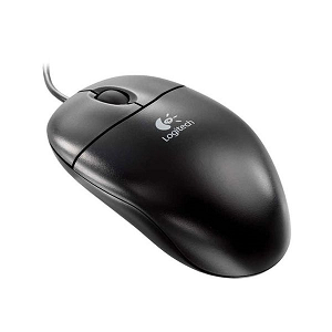 Rato LOGITECH OEM Optical Whell S96 PS2 "Black"
