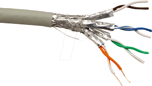 Cabo GOOBAY CAT6 S/FTP CCA (Bobine 305 metros) Solid "Grey"