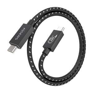 Cabo AISENS USB4.0 (USB-C Male«»USB-C Male) 0.5Mts