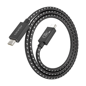 Cabo AISENS USB4.0 (USB-C Male«»USB-C Male) 1.0Mts