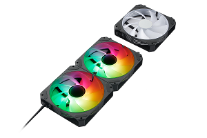 Cooler para Caixas ABYSM ARC LIGHT 2.0 ARGB Kit 3x120 PWM