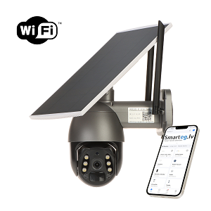 Solar IP Camera PTZ Outdoor IP66 Tuya Smart 4G/LTE Graphite