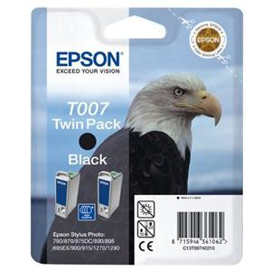 Tinteiro EPSON Stylus T0711H "Black" Twin Pack"