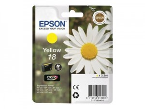Tinteiro EPSON nº 18 XP-30.102.202.302.402 T1804 "Yellow" 