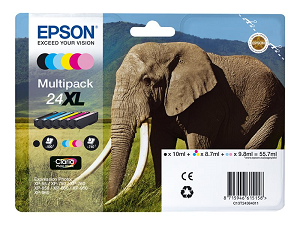 Tinteiro EPSON nº 24XL (Multipack 6-colours) T2438
